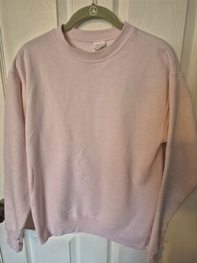 Hanes Women's Crewneck Sweatshirt - Pale Pink